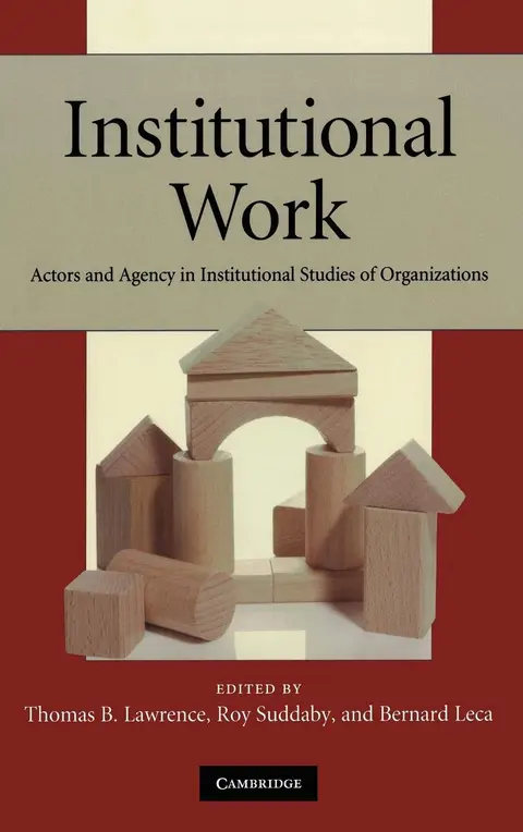 Cover of Institutional Work