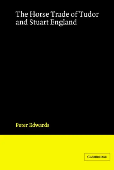 Cover of The Horse Trade of Tudor and Stuart England
