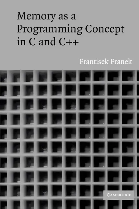 Cover of Memory as a Programming Concept in C and C++