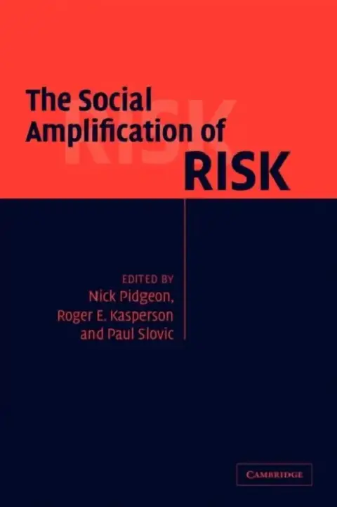 Cover of The Social Amplification of Risk