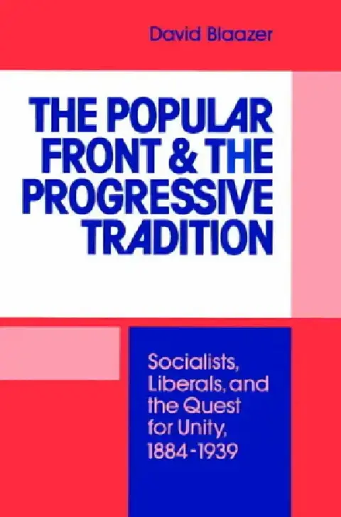 Cover of The Popular Front and the Progressive Tradition