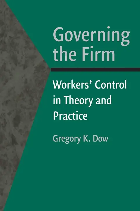 Cover of Governing the Firm