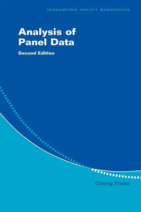 Cover of Analysis of Panel Data