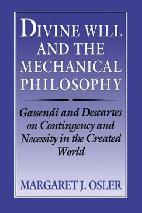 Cover of Divine Will and the Mechanical Philosophy
