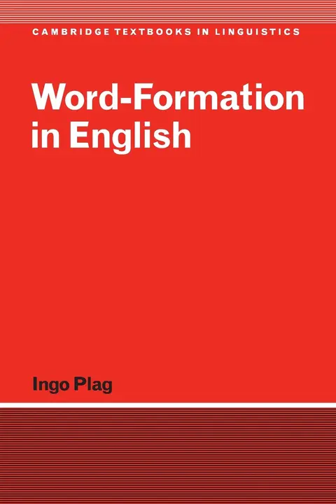 Cover of Word-Formation in English