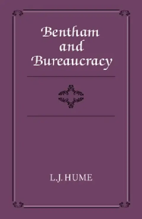 Cover of Bentham and Bureaucracy