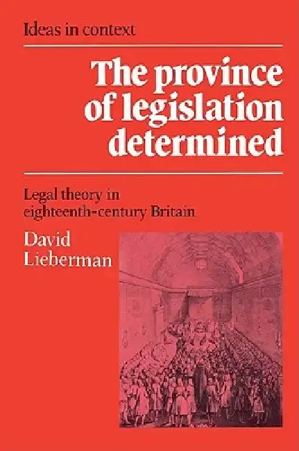 Cover of The Province of Legislation Determined