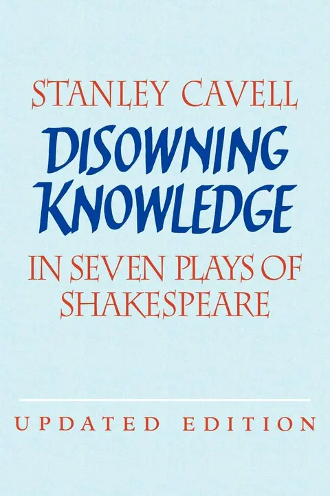 Cover of Disowning Knowledge