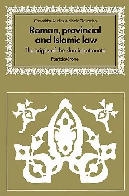 Cover of Roman, Provincial and Islamic Law
