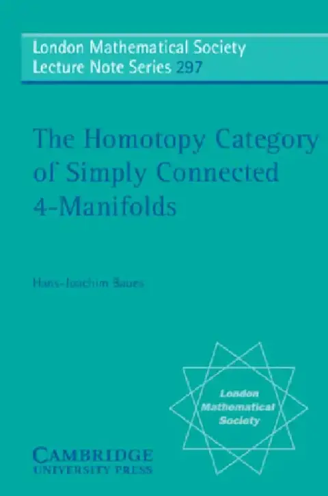 Cover of The Homotopy Category of Simply Connected 4-Manifolds