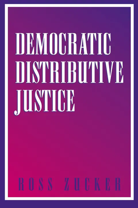 Cover of Democratic Distributive Justice