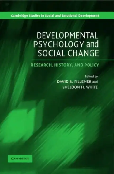 Cover of Developmental Psychology and Social Change