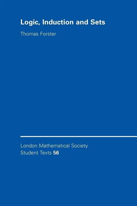 Cover of Logic, Induction and Sets