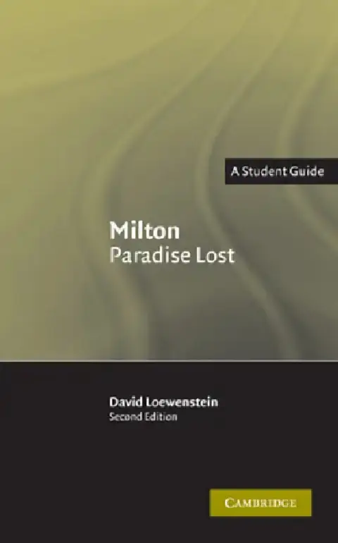 Cover of Milton Paradise Lost