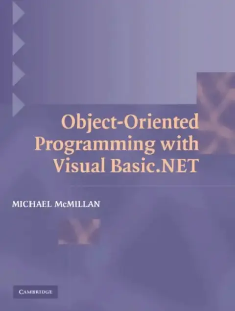 Cover of Object Oriented Prog Visual Basic