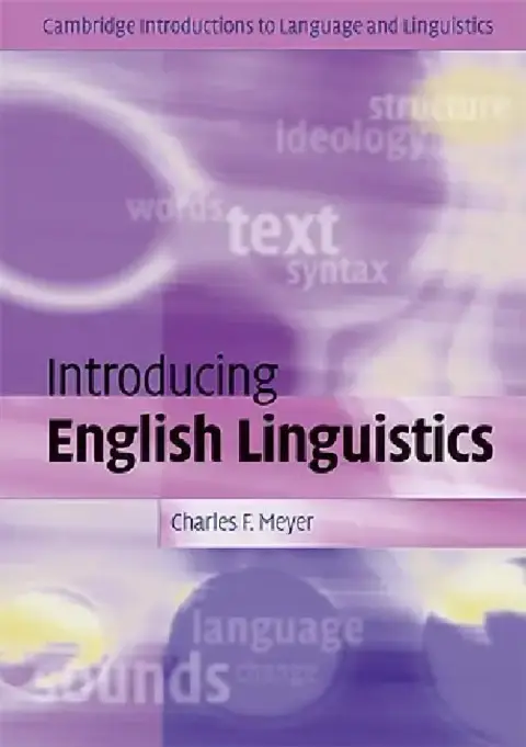 Cover of Introducing English Linguistics