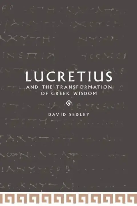 Cover of Lucretius and the Transformation of Greek Wisdom