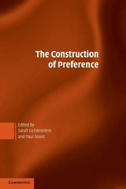 Cover of The Construction of Preference