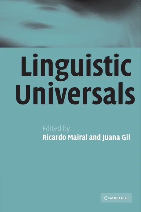 Cover of Linguistic Universals