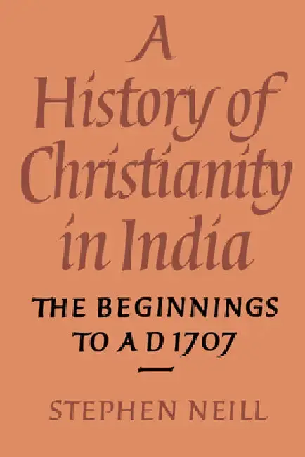 Cover of A History of Christianity in India