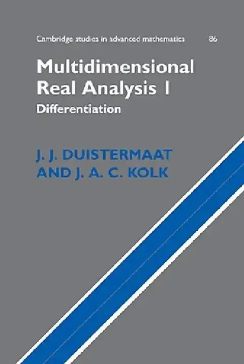 Cover of Multidimensional Real Analysis I