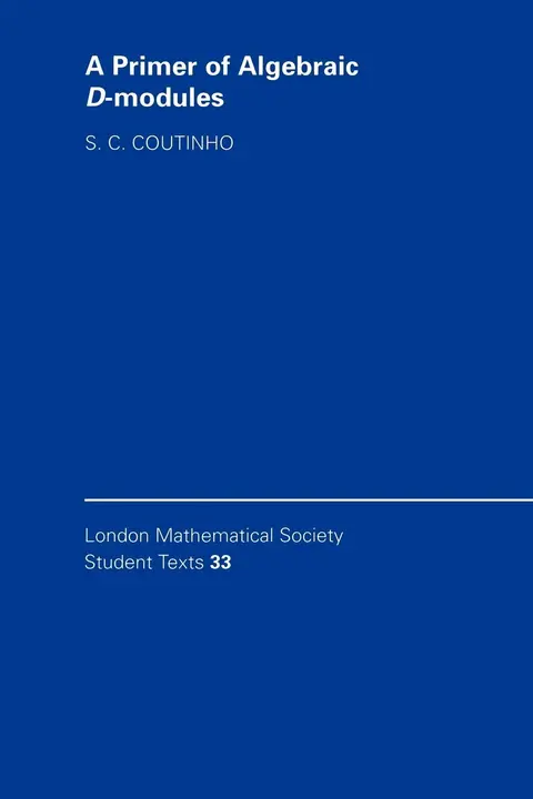 Cover of A Primer of Algebraic D-Modules
