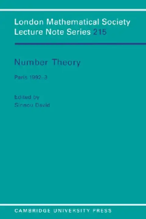 Cover of Number Theory