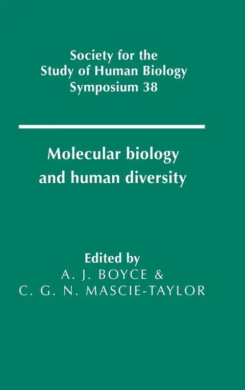 Cover of Molecular Biology and Human Diversity