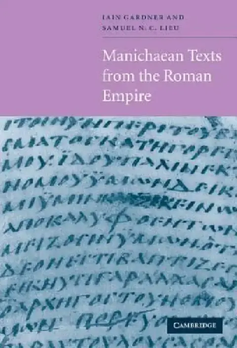 Cover of Manichaean Texts from the Roman Empire