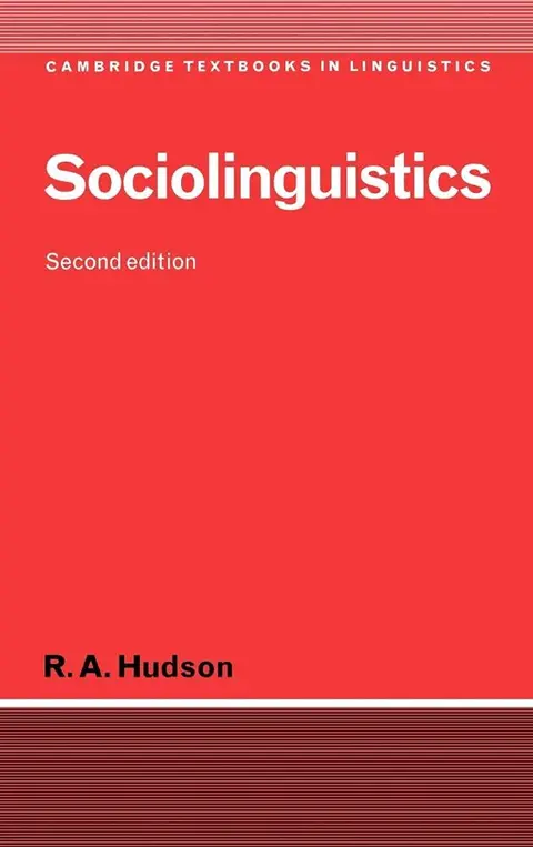 Cover of Sociolinguistics