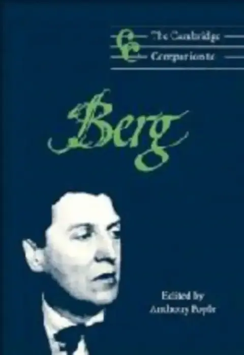 Cover of The Cambridge Companion to Berg