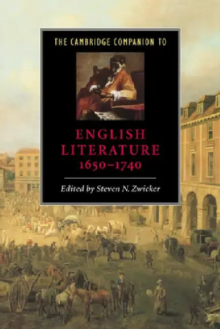 Cover of The Cambridge Companion to English Literature, 1650 1740