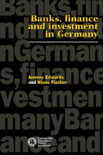 Cover of Banks, Finance and Investment in Germany