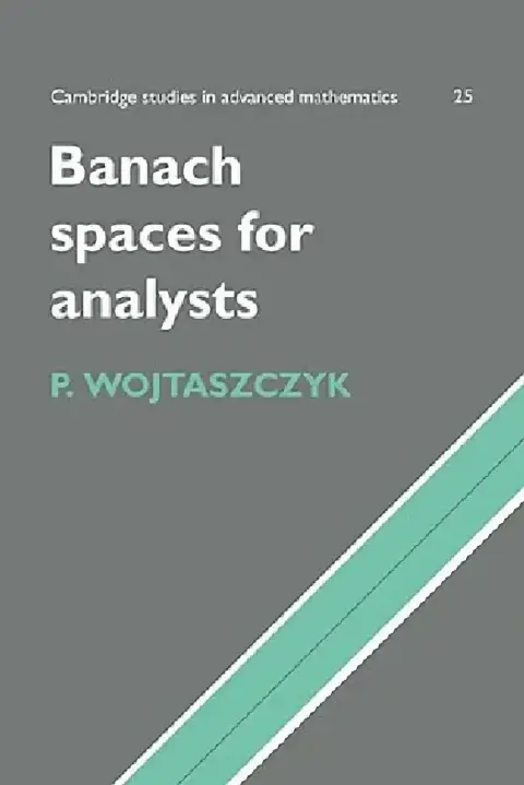 Cover of Banach Spaces for Analysts