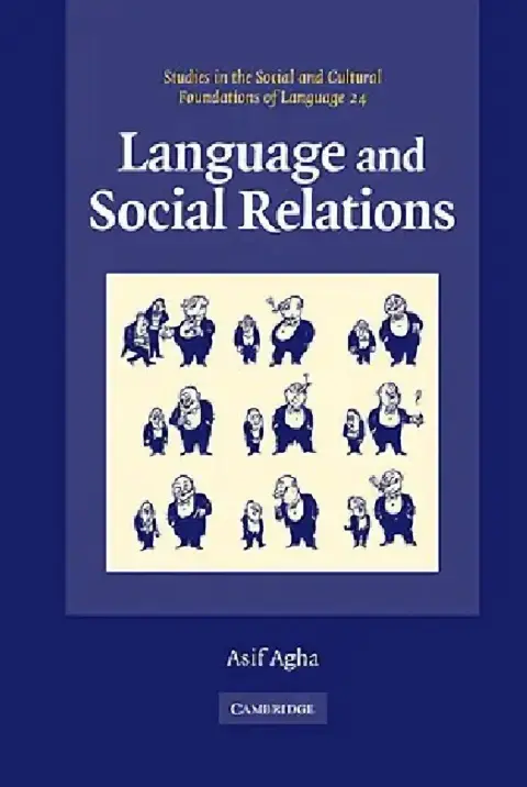 Cover of Language and Social Relations