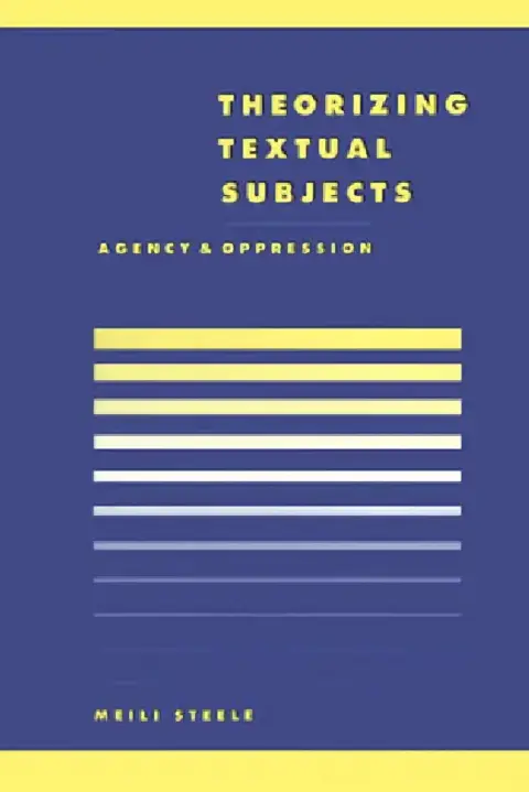 Cover of Theorising Textual Subjects