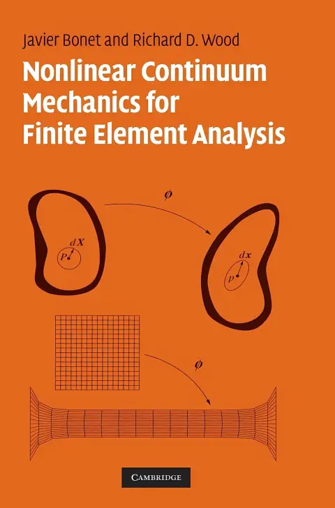 Cover of Nonlinear Continuum Mechanics for Finite Element Analysis