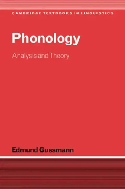 Cover of Phonology
