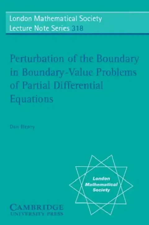 Cover of Perturbation of the Boundary in Boundary-Value Problems of Partial Differential Equations