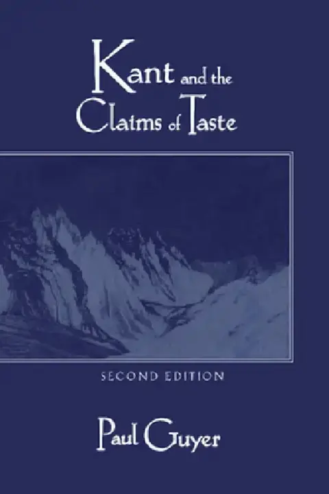 Cover of Kant and the Claims of Taste