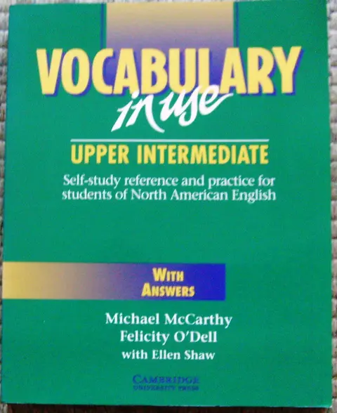 Cover of Vocabulary in Use Upper Intermediate with answers