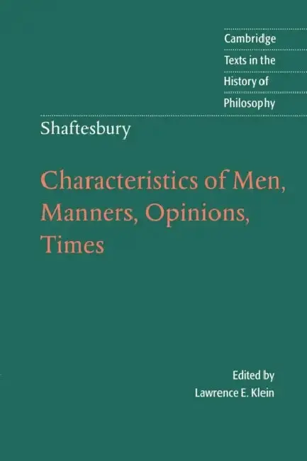 Cover of Characteristics of Men, Manners, Opinions, Times