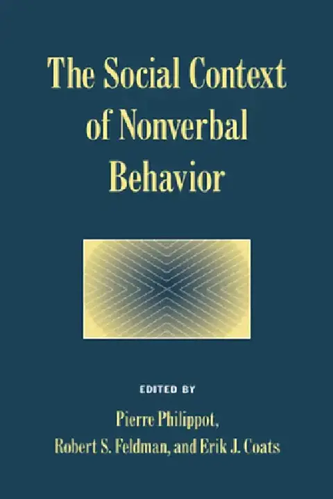 Cover of The Social Context of Nonverbal Behavior