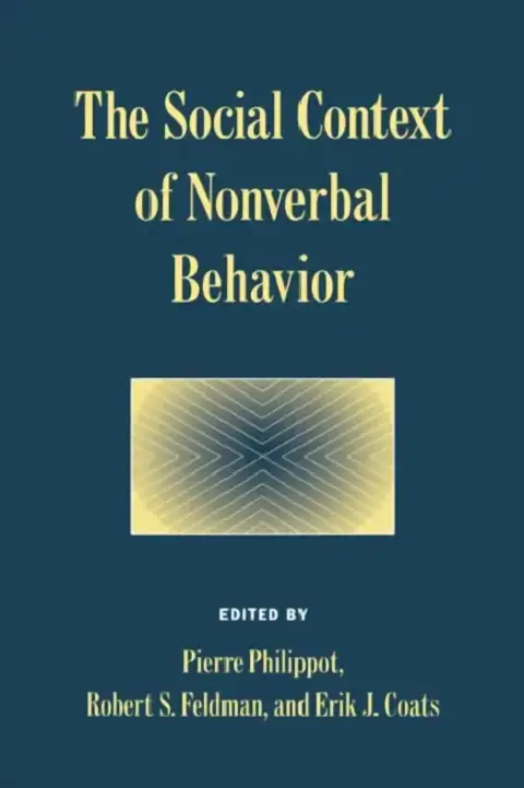 Cover of The Social Context of Nonverbal Behavior