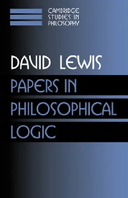 Cover of Papers in Philosophical Logic