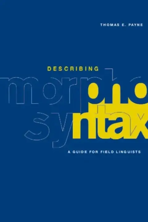 Cover of Describing Morphosyntax