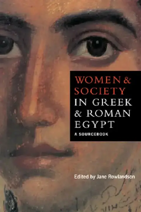 Cover of Women and Society in Greek and Roman Egypt