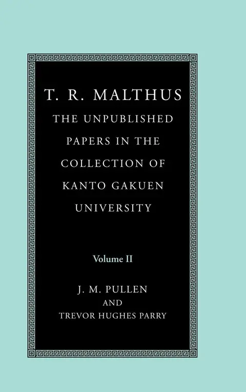Cover of T. R. Malthus