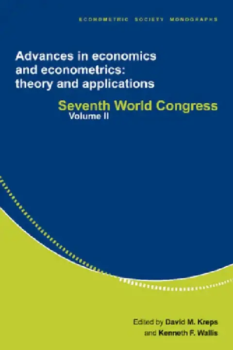 Cover of Advances in Economics and Econometrics