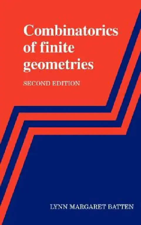 Cover of Combinatorics of Finite Geometries